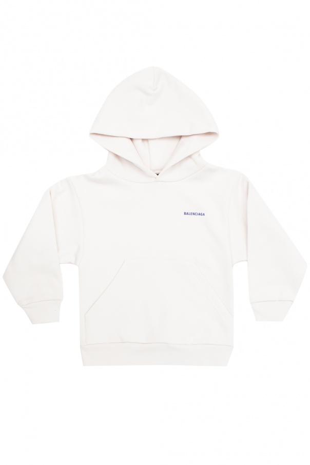 Balenciaga Kids checked-printed hoodie